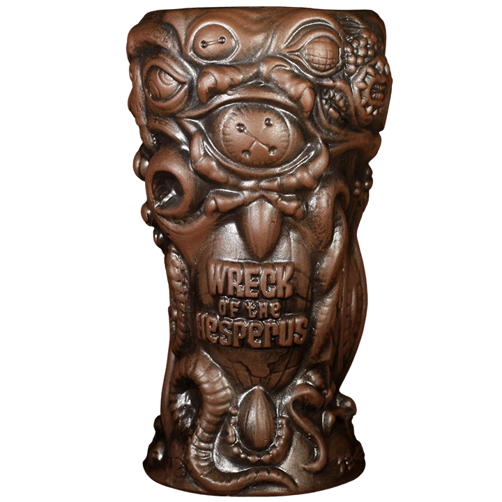 Back - Wreck of the Hesperus Mug - Horror in Clay - Brown Wash Edition