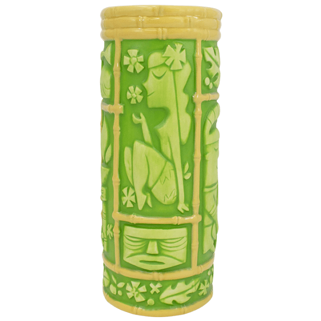 Island Style Tiki Mug – Tiki Farm – Green Wash Edition – The