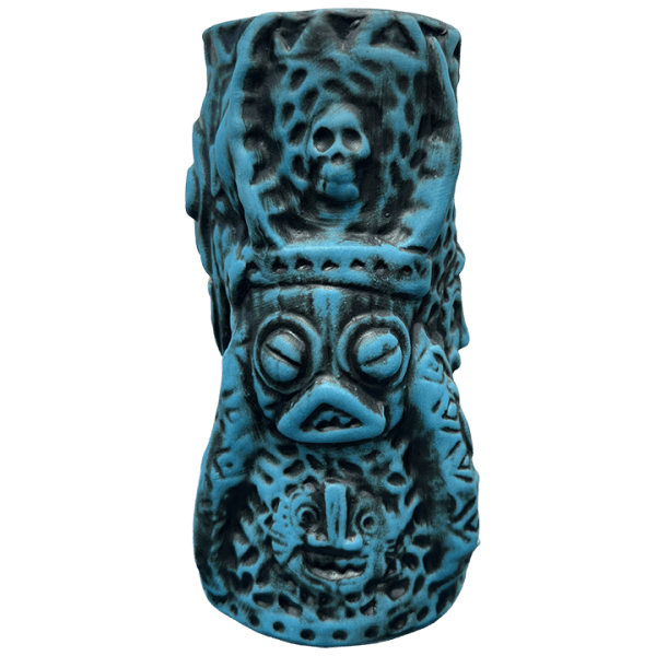 Front - Call To Adventure Mug - Lost Temple Traders - Blue Edition