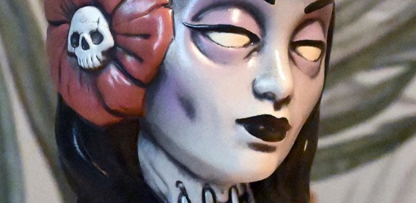 Goth Girl Edition of Glamour Ghoul Cocktail Mug By Biggs Studio