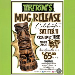 Tiki Tom's 2023 Tiki Mug Release