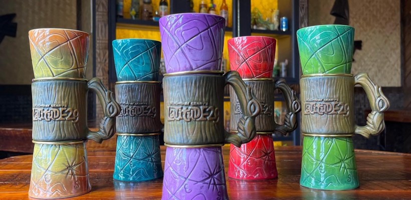 Exclusive Purple Latitude 29 Broken Compass Mug Made By Tiki Diablo