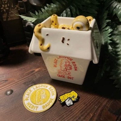 Hot Curry Yellow Limited Edition Creature From The Crab Rangoon Mug