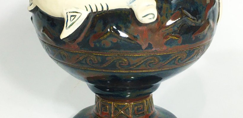 Shima Ceramics Shark Bowl