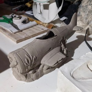 Trouble in Paradise Cocktail Mug In-Progress Photo