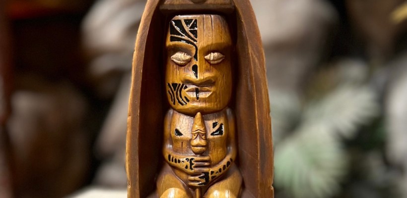 Māori Waka Tiki Mug By Max's South Seas Hideaway