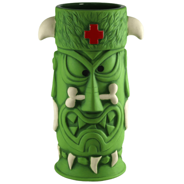 Front - Derek's Witch Doctor Mug - Tiki Farm - 2nd Edition (Jungle Green)