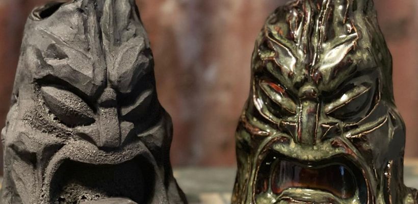 Screaming Volcano Cocktail Mugs By The Shrunken Monkey