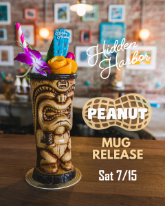 Peanut Tiki Mug By Hidden Harbor And Eekum Bookum