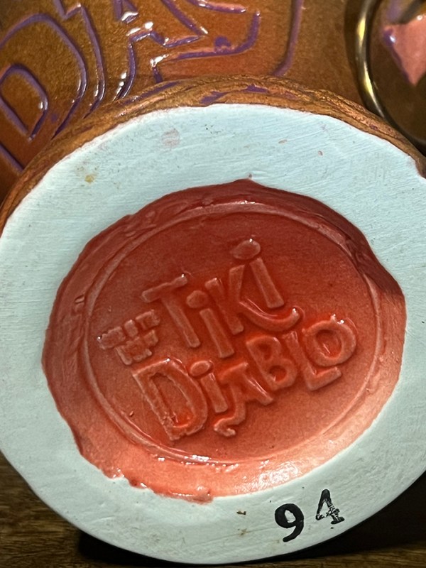 2017 Tiki Day at the Park Mug By Tiki Diablo [100% Net Proceeds Go To Hawaii Fire Relief] Bottom