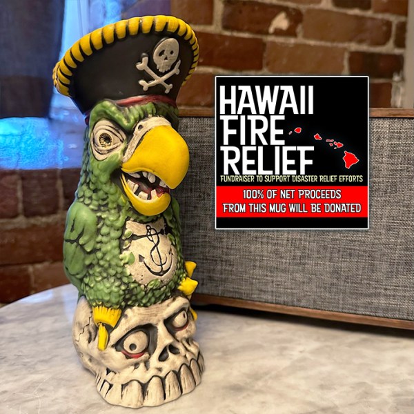 BigToe's Peg Leg Party Parrot Mug [100% Net Proceeds Go To Hawaii Fire Relief]