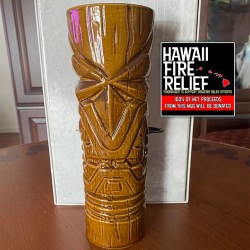 Bosko's The Mighty Alkala Tiki Mug For False Idol [100% Net Proceeds Go To Hawaii Fire Relief]