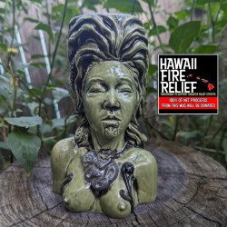 Chieftainess Artist Proof Mug By Monkey Skull [100% Net Proceeds Go To Hawaii Fire Relief] Front