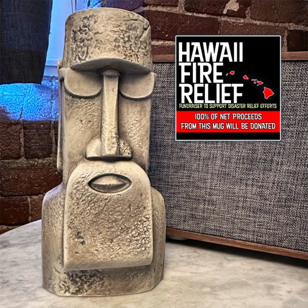 Dr. BBQ Moai Mug From Burnt Ends Tiki Bar [100% Net Proceeds Go To Hawaii Fire Relief]