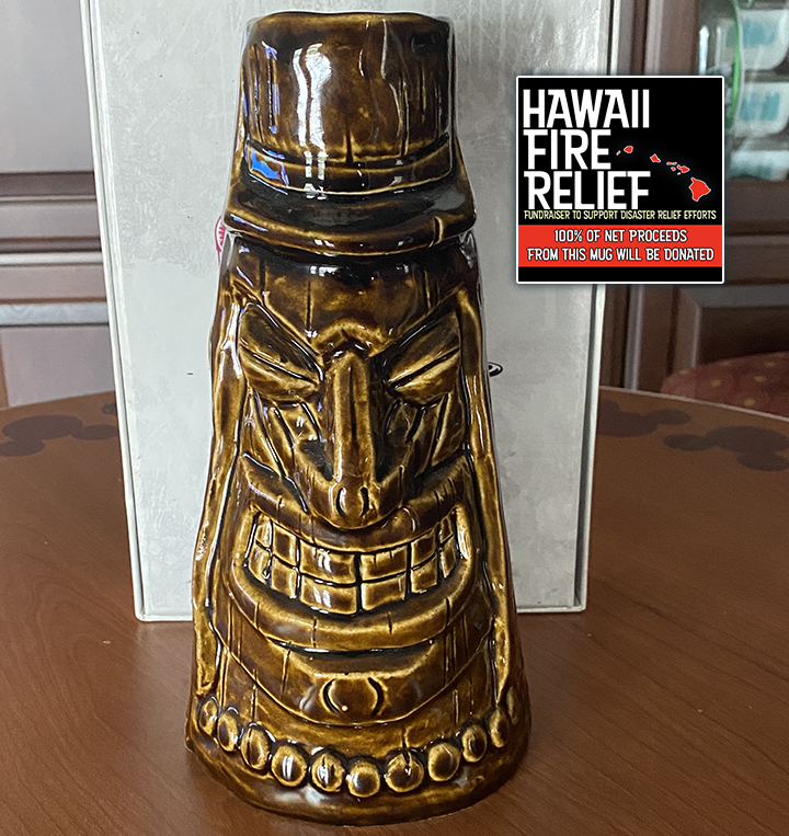Driftwood Edition Chief Traders Mug From Lost Temple Traders [100% Net Proceeds Go To Hawaii Fire Relief]