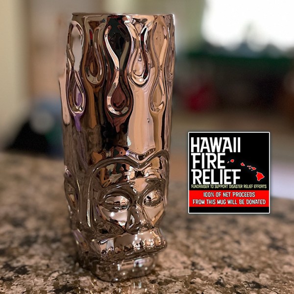 Limited Edition Gold Otto's Shrunken Head Cocktail Mug [100% Net Proceeds Go To Hawaii Fire Relief]