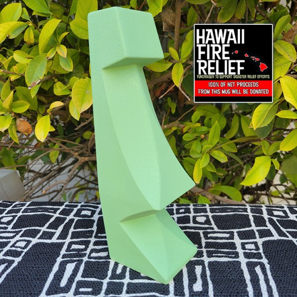 Limited Edition Green Oscar Tiki Mug By Odd Rodney [100% Net Proceeds Go To Hawaii Fire Relief]