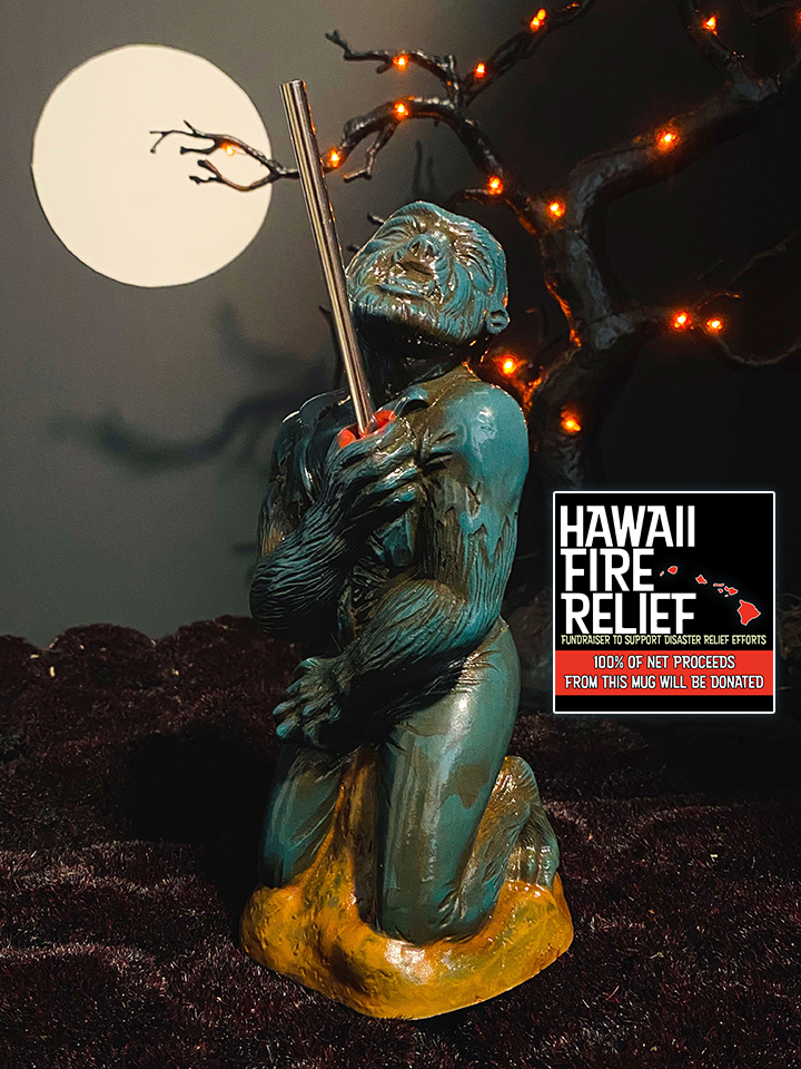 Limited Edition Werewolf's Demise Mug From Tiki Maniacs [100% Net Proceeds Go To Hawaii Fire Relief]