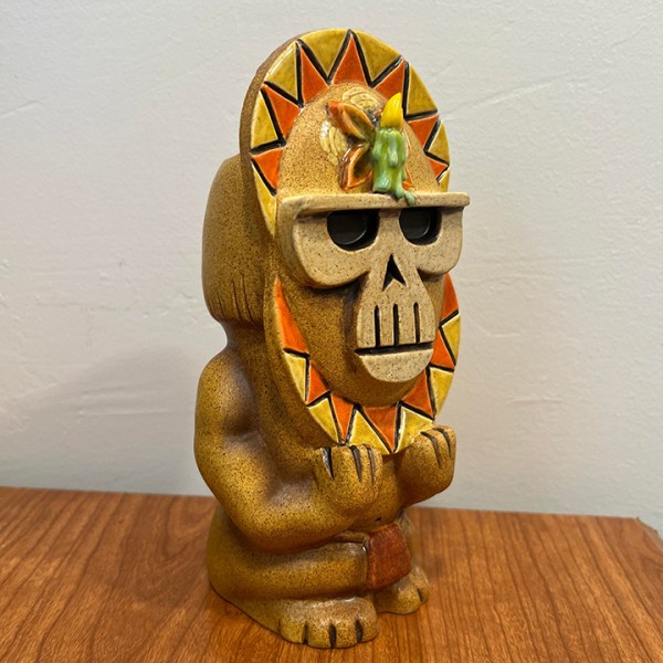 One-of-a-kind TikiRob Skull Mask Mug With Candle [100% Net Proceeds Go To Hawaii Fire Relief] 2