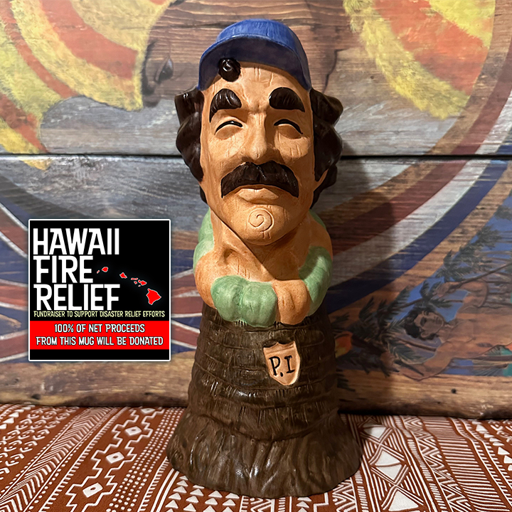 RARE Magnum P.I. Tom Selleck Mug From Tiki Farm [100% Net Proceeds Go To Hawaii Fire Relief]