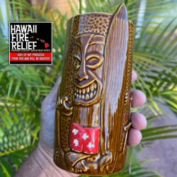 Surf N Shack Tiki Mug From 2008 [100% Net Proceeds Go To Hawaii Fire Relief]