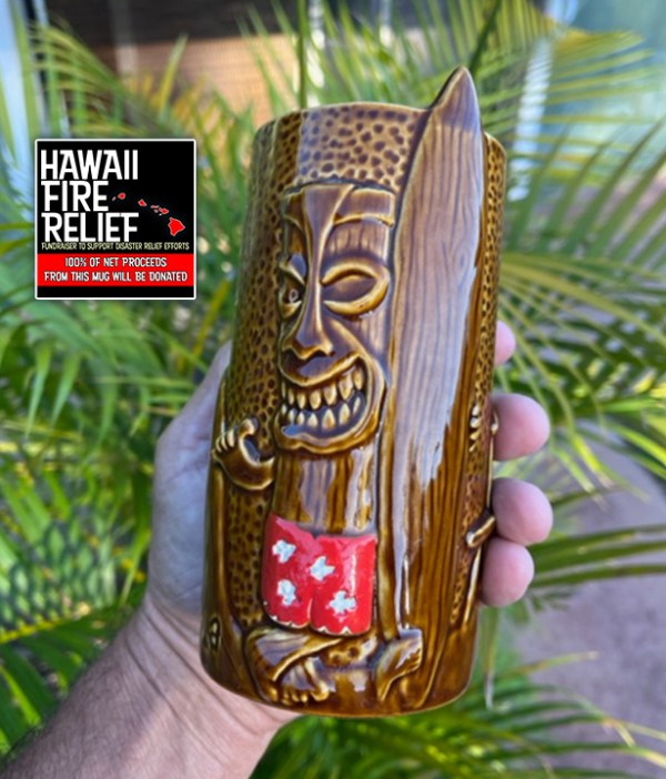 Surf N Shack Tiki Mug From 2008 [100% Net Proceeds Go To Hawaii Fire Relief]
