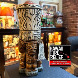 Tahiti Felix Drum Mug By TikiPop [100% Net Proceeds Go To Hawaii Fire Relief] Front