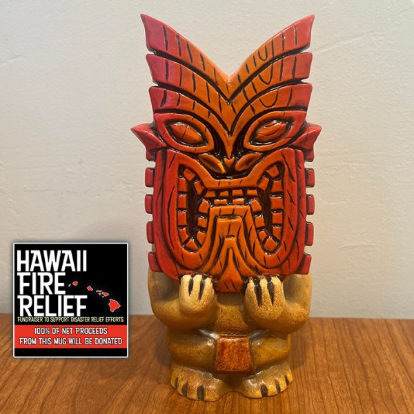 TikiRob x BigToe Tiki Mask Mug [100% Net Proceeds Go To Hawaii Fire Relief]