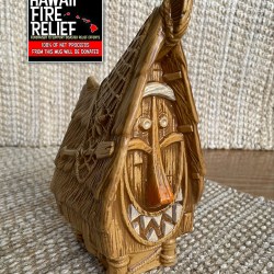 Whittle Hut Rolli Tiki Mug By Tikiland Trading Co. [100% Net Proceeds Go To Hawaii Fire Relief]