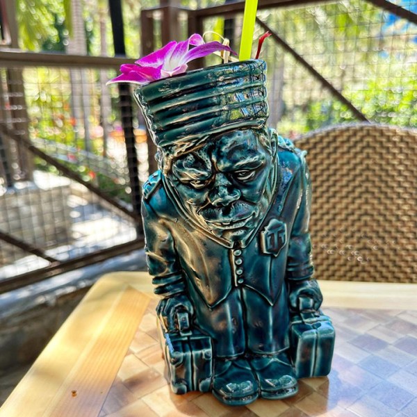 Zombie Bellhop Mug By Lost Temple Traders [100% Net Proceeds Go To Hawaii Fire Relief] Outside