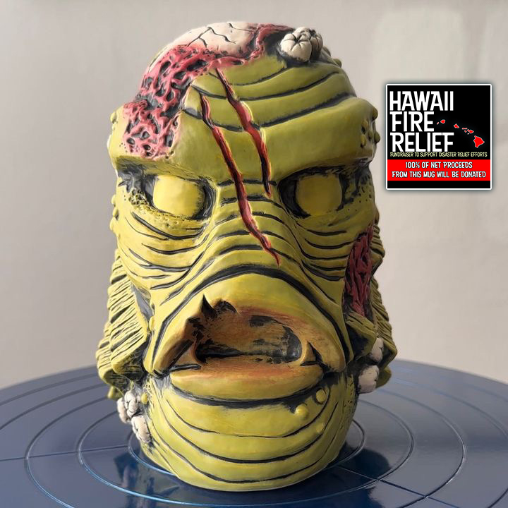 Zombie Creech Mug By Freaky Deaky Tiki [100% Net Proceeds Go To Hawaii Fire Relief] Front