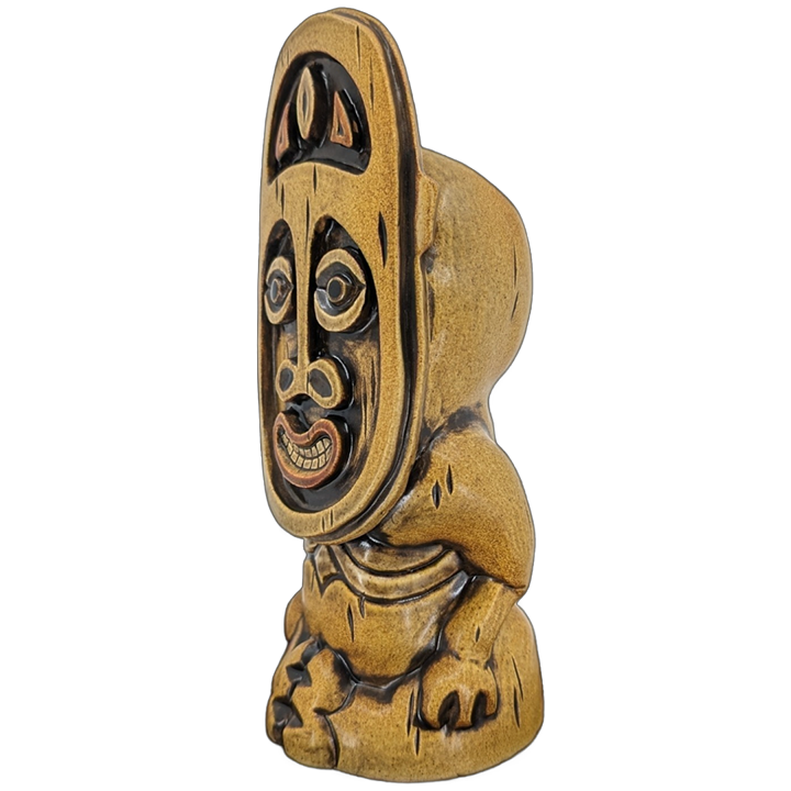 AZ Tiki Oasis Art Show Mask Mug - TikiRob - One-Of-A-Kind - Reverse