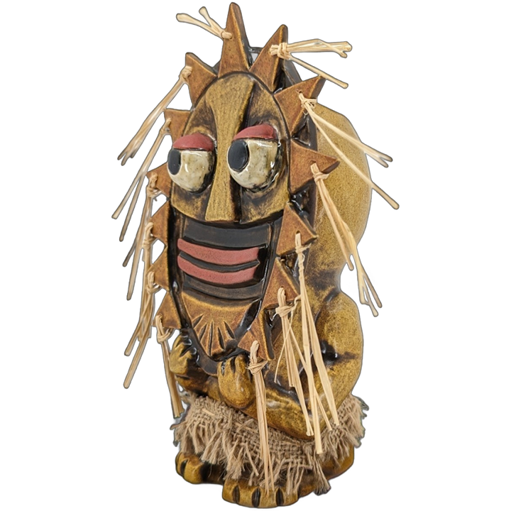 Adventureland Mask Mug - TikiRob - One-Of-A-Kind - Back