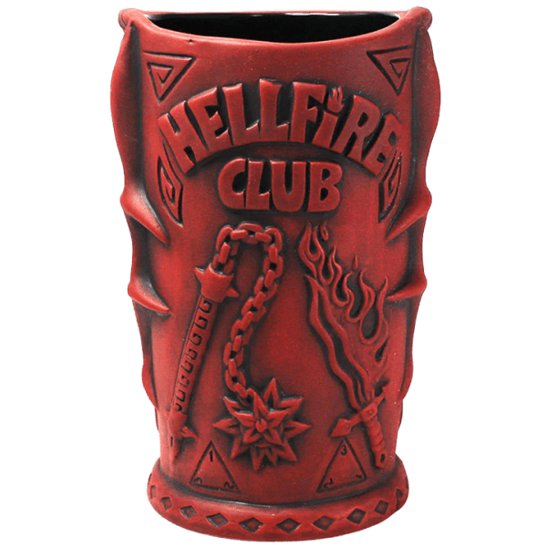 Stranger Things Hellfire Club Cocktail Mug – Tiki Farm – Red