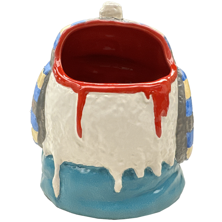 Back - Zombie Snowman - Lost Temple Traders - Icy Dread (Blue Hat) Edition