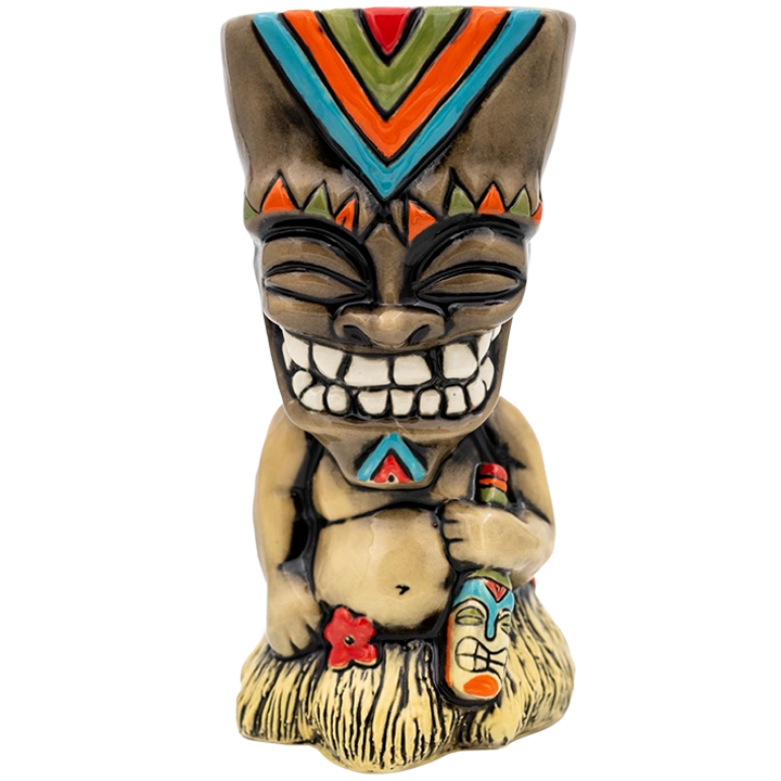 Belly Warrior Tiki Mug - Niki's Tiki - 1st Edition - Front
