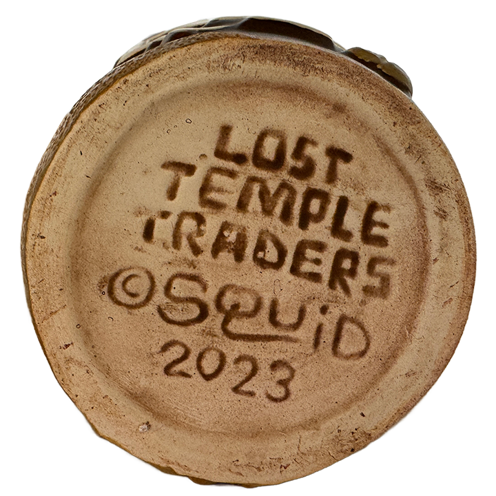 Bottom - SQUID's Rum Jug Mug - Lost Temple Traders - 2nd Edition (Walnut Driftwood)