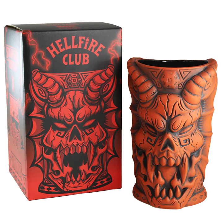 Box - Stranger Things Hellfire Club Cocktail Mug - Tiki Farm - Burnt Orange Edition