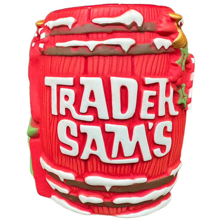 Front - Holiday Rum Barrel Mug - Trader Sam's Enchanted Tiki Bar - 1st Edition