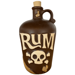Front - SQUID's Rum Jug Mug - Lost Temple Traders - 2nd Edition (Walnut Driftwood)