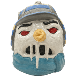 Front - Zombie Snowman - Lost Temple Traders - Icy Dread (Blue Hat) Edition