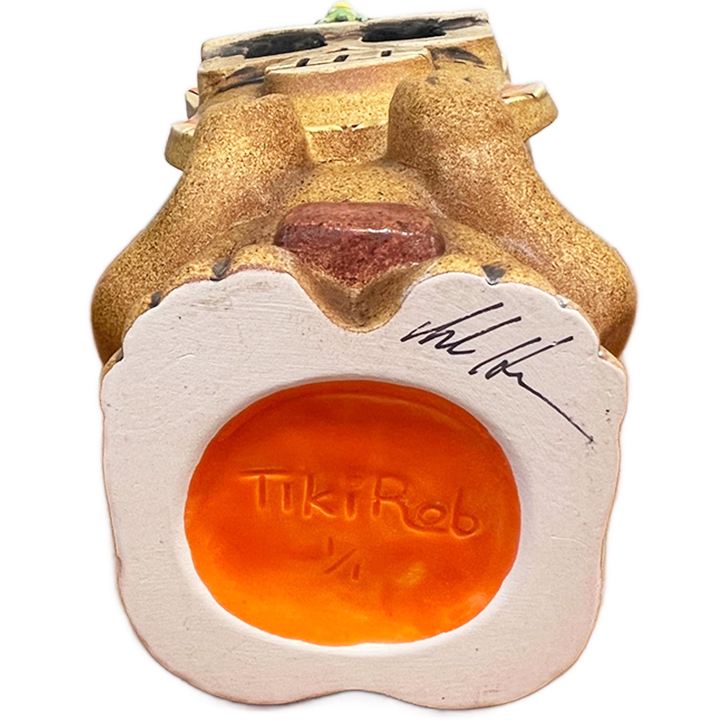 Halloween Skull Mask Mug - TikiRob - Candle Edition - Bottom