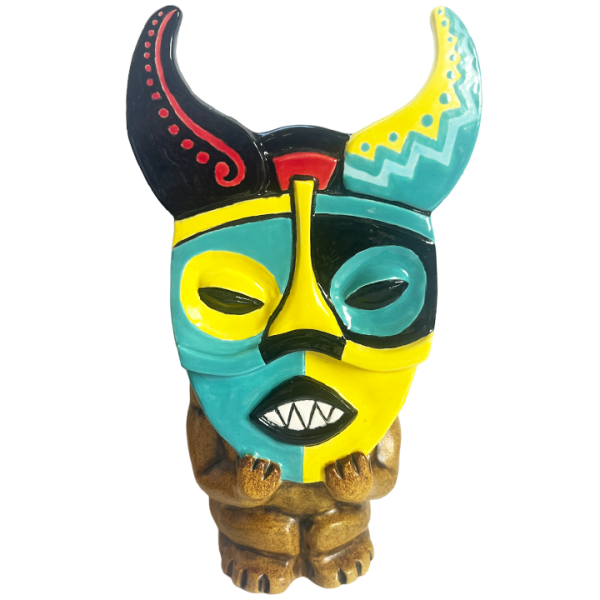 Headhunter (Jungle Cruise) Mask Mug - TikiRob - The Search for Tiki Giveaway Edition - Front