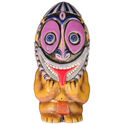 Oceanic Arts PNG Mask Mug - TikiRob - Tear For Lahaina Edition - Front