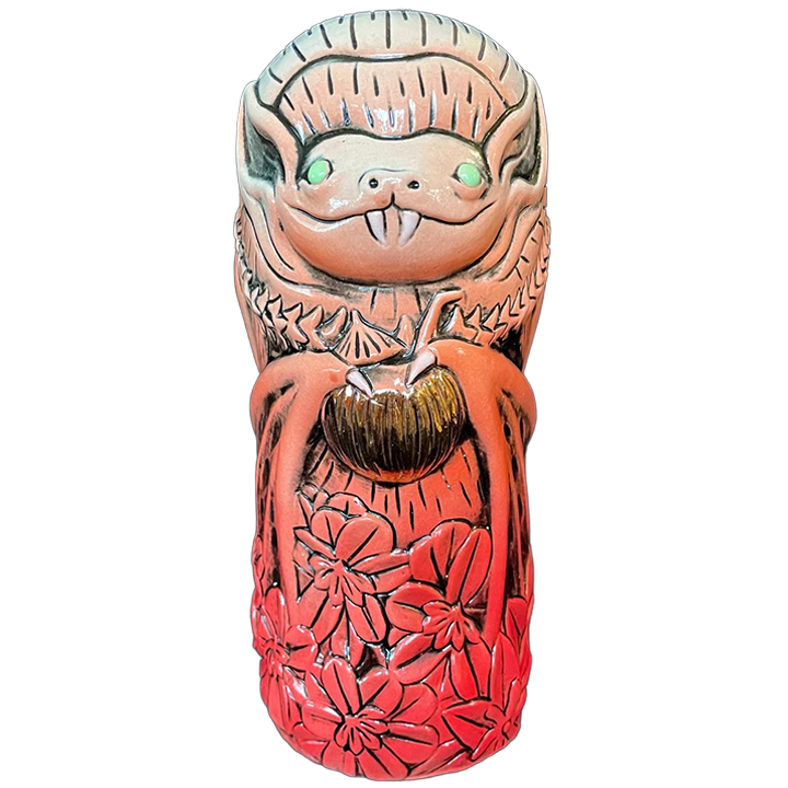 Ōpe’ape’a Mug - Lowtiki - Holiday Red Edition - Front