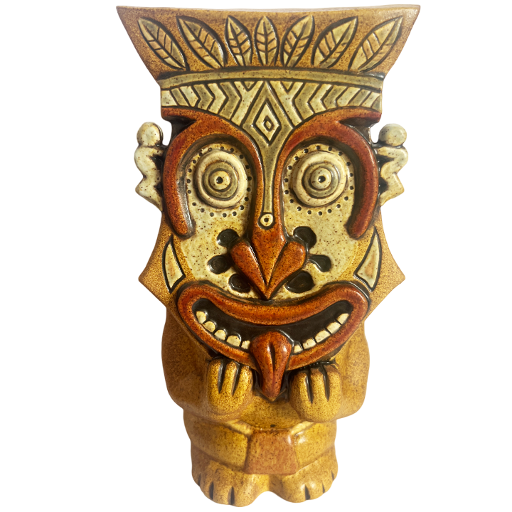 Rongo Mask Mug - TikiRob - Matte Edition - Front