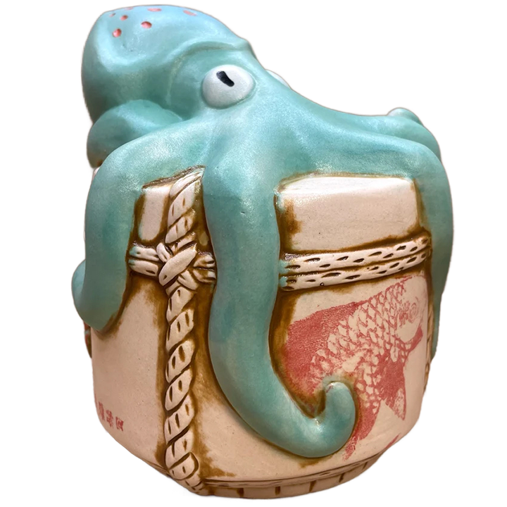 Sake Squid Mug - Lowtiki - Fish Edition - Reverse