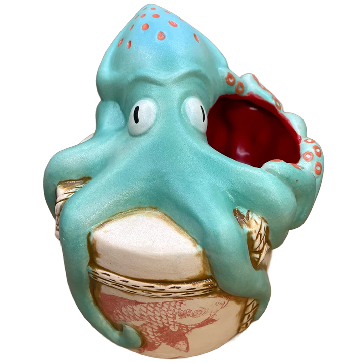Sake Squid Mug - Lowtiki - Fish Edition - Top