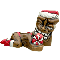Santa's Lollipop Tiki Mug - Niki's Tiki - 1st Edition - Front