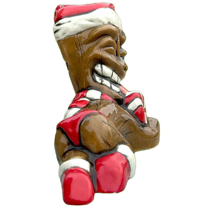 Santa's Lollipop Tiki Mug - Niki's Tiki - 1st Edition - Side
